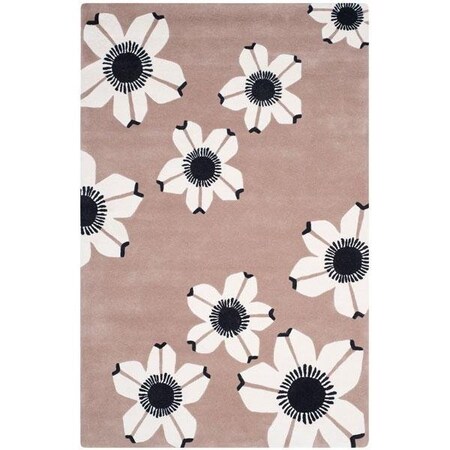 Safavieh Allure Hand Tufted Rectangle Rug- Brown- 4 x 6 ft. ALR123B-4